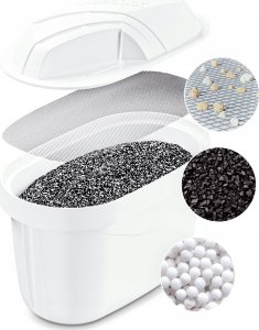 Dzbanek filtrujący Wessper Dzbanek D2 Borosilicate FutureFlow Aquamax (WES201-FF-BK) 6