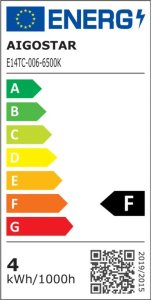 Aigostar  Żarówka LED do Lodówki T26 E14 3,5W Żarówka LED do Lodówki T26 E14 3,5W 7