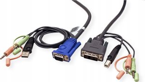 Aten ATEN 2L-7DX2U Kabel KVM VGA-DVI 1,8 m, czarny, 1,8 m 3