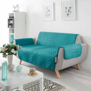 Douceur d`Interieur Pokrowiec na sofę WELL, pikowany, mikrofibra, 279 x 179 cm 2
