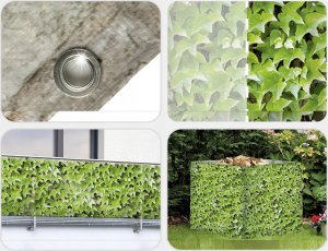 Maximex Osłona balkonowa z wzorem bluszczu, 5 m x 85 cm 4