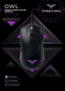 Mysz PREYON Owl Wired (POW27B) 7