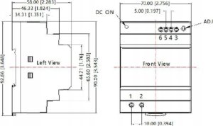 GLP ZASILACZ IMPULSOWY DL2-100-48-U 7