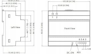 GLP ZASILACZ IMPULSOWY DL2-150-12-U 7