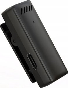 Mikrofon OEM Mikrofon krawatowy bezprzewodowy Lightning z etui ładującym S11 czarny 7