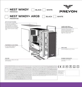 Obudowa PREYON Nest Windy (PRENW04B) 9