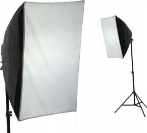 Zestaw studyjny Xrec Zestaw 10w1 2x Lampa Led 1600w 3000-6500k Pilot Softbox 50x70 Statyw 230 / 2x Led803 6