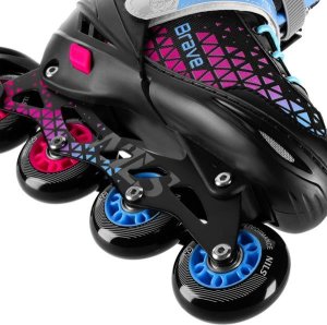 Rolki Nils Extreme NH18190A z wymienną płozą regulowane czarne r. 29-33 5