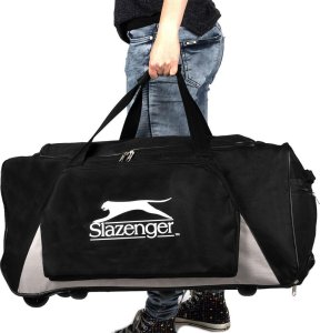 Slazenger TORBA SPORTOWA PODRÓŻNA Z KÓŁKAMI SLAZENGER CZARNA 2