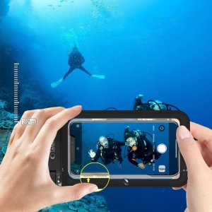 Tech-Protect TECH-PROTECT UWC9 UNIVERSAL WATERPROOF CASE 8.9 INCH BLACK/ORANGE 3
