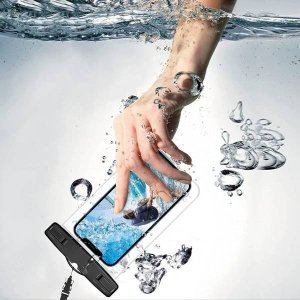 Tech-Protect TECH-PROTECT UWC7 UNIVERSAL WATERPROOF CASE 6.9 INCH BLACK/ORANGE 4