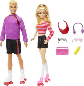 Lalka Barbie Mattel Fashionistas Barbie i Ken na wrotkach (HXK90) 4