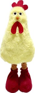 Saska Garden Dekoracja ozdoba wiosenna Kura na teleskopach Saska gift and decor 40-48cm 3