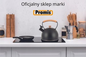 Chlebak Promis CZARNY CHLEBAK metalowy z BAMBUSOWA DESKA DO KROJENIA drewniana pokrywa 3