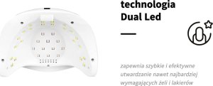 Lampa do paznokci Activeshop Lampa UV Dual Led Glow S1 168W różowe złoto 10