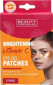 Beauty Formulas Beauty Formulas Brightening Vitamin C Żelowe Płatki pod oczy 1op.-6par 3