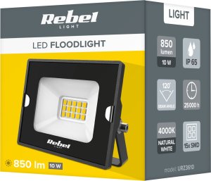 Naświetlacz Rebel Reflektor LED 10W 4000K, 230 V 3