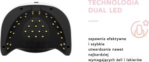 Lampa do paznokci Activeshop Lampa UV LED Glow V1 168W złota 12
