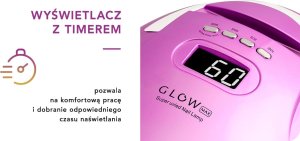 Lampa do paznokci Activeshop Lampa UV LED Glow F2 RC 220W 12