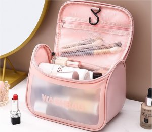 eCarla Kosmetyczka rozkładana WASHBAG kuferek biały KS46B 4