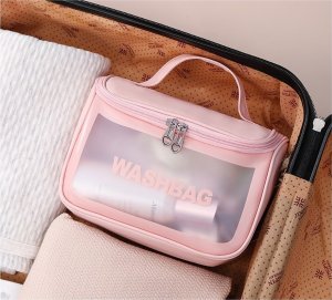 eCarla Kosmetyczka rozkładana WASHBAG kuferek biały KS46B 8