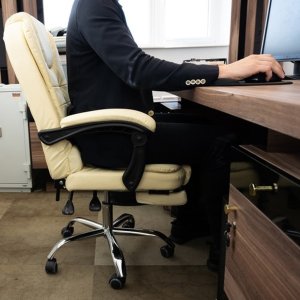 Krzesło biurowe Malatec 23287 Beżowe 13