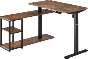 Biurko Ergo Office ER-450 Brązowe 120 cm x 60 cm 3