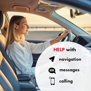 Zestaw głośnomówiący Audiocore Zestaw głośnomówiący bluetooth 5.0 , A2DP, głośnik 2W, wspiera Google i Siri, AC480 9