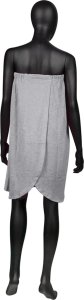 Activeshop Peleryna frotte szary nr 29 3