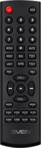 Głośnik Sven Portable speaker SVEN PS-950 black power output 2x80W (RMS) TWS Bluetooth IPx4 FM USB microSD LED-display lithium battery 14