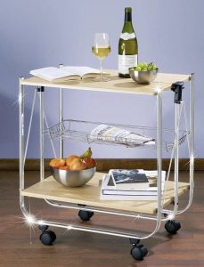 Wenko Stolik barowy na kółkach DELUXE DINETT, WENKO 8