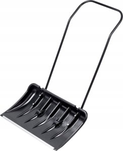 Kadax KADAX Łopata Zgarniacz Do Śniegu Pług Na Kółkach + Skuwacz Zbijak Lodu 25cm 10