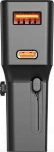 Mobile Origin Travel adapter 25W, EU/US/UK/AU, czarny (TAD25-2P-BLK) 8
