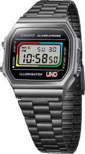 Casio Vintage Zegarek dla dzieci Casio A168WEUC-1AER czarny 4