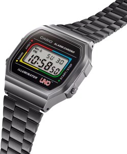 Casio Vintage Zegarek dla dzieci Casio A168WEUC-1AER czarny 7