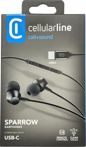 Słuchawki Cellular Line Cellularline USB-C In Ear Słuchawki z mikrofonem czarny 6