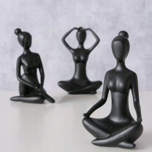 Boltze Figurka dekoracyjna Joga, kobieta, 10 cm 4