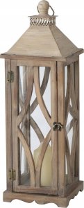 Boltze Lampiony drewniane KAROL, duże, 2 sztuki 8
