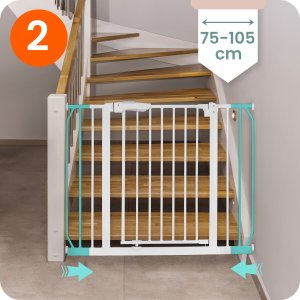 Nukido Barierka bramka zabezpieczająca biała Nukido 718000 7
