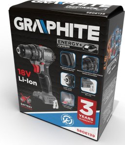 Wiertarko-wkrętarka Graphite 58GE139 18 V 9