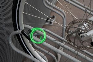 Dunlop ZAPIĘCIE ROWEROWE DUNLOP SPIRALNE NA KLUCZ 0,6x90CM ZIELONY 5