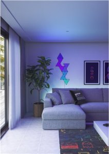 Nanoleaf Nanoleaf Shapes Triangles Starter Kit - panele świetlne (9 paneli świetlnych) (black) 2