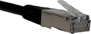 NetRack Patchcord RJ45, kat. 6 FTP F/UTP, 0,25m, Netrack, czarny 2