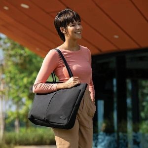 Torba Uniq UNIQ torba na laptopa Hava 16" czarny/midnight black RPET 7