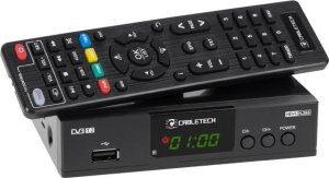 Tuner TV Cabletech Tuner DVB-T2 H.265 HEVC 16