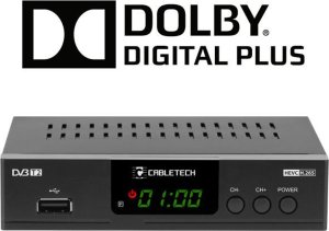 Tuner TV Cabletech Tuner DVB-T2 H.265 HEVC 17