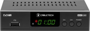 Tuner TV Cabletech Tuner DVB-T2 H.265 HEVC 2