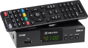Tuner TV Cabletech Tuner DVB-T2 H.265 HEVC 8