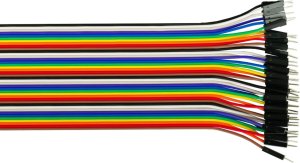 Alcasa kabelmeister Jumper Wire 40-Pin St-St 3er-Set 20cm 2
