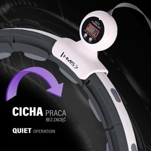 HMS HHM15 HULA HOP BLACK Z MAGNESEM I OBCIĄŻNIKIEM + LICZNIK 9
